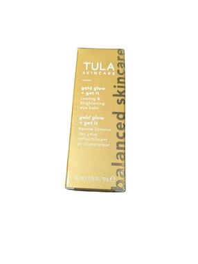 Tula Skincare Gold Glow & Get It Cooling & Brightening Eye Balm